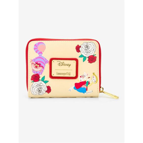 Loungefly Disney Alice in Wonderland Color Changing Roses Zip Wallet - Picture 5 of 6
